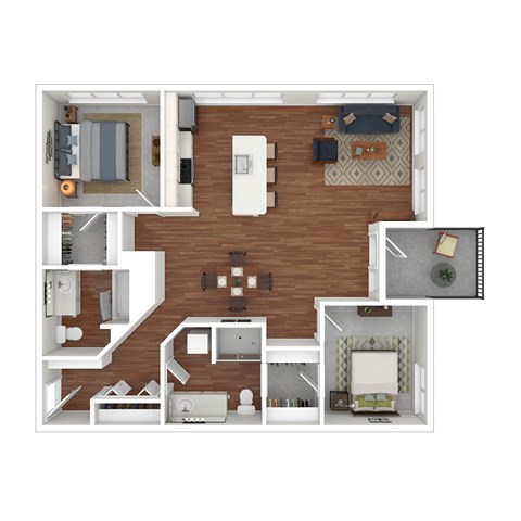 Peloton apartments floor plan